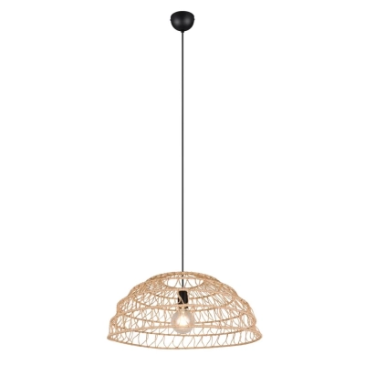 Paulette lampa wisząca 1xE27 czarna, brązowa R36141026 TRIO lighting