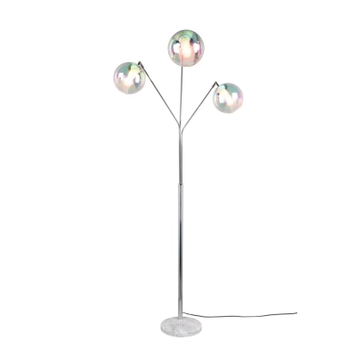 Paxton lampa podłogowa 3xE27 srebrna 416900306