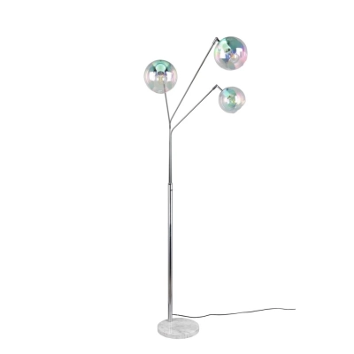 Paxton lampa podłogowa 3xE27 srebrna 416900306