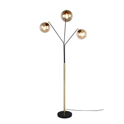Paxton lampa podłogowa 3xE27 złota, czarna 416900380