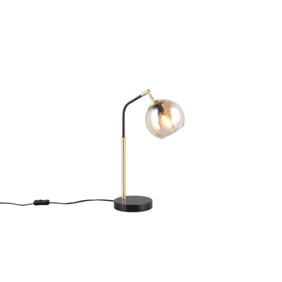 Paxton lampka stołowa 1xE14 złota, czarna 516900180
