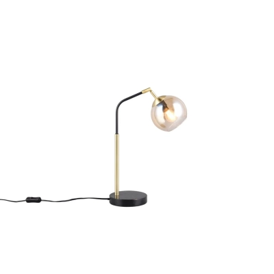 Paxton lampka stołowa 1xE14 złota, czarna 516900180
