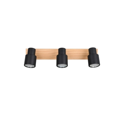 Pierre lampa sufitowa 3xGU10 czarna R81983032
