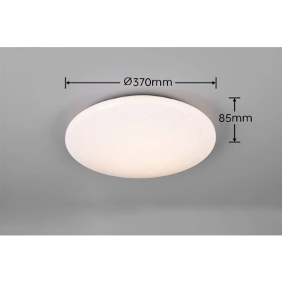 Pollux lampa sufitowa LED 15W 1x1500lm 3000K biała R67839100 wbudowany czujnik ruchu