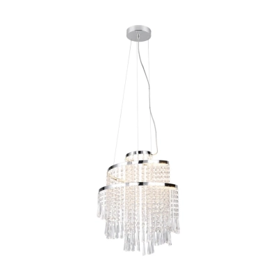 Pomp lampa wisząca LED 30W 4300lm 2700K-6500K srebrna R37341106 TRIO lighting