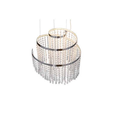 Pomp lampa wisząca LED 30W 4300lm 2700K-6500K srebrna R37341106