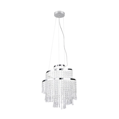 Pomp lampa wisząca LED 30W 4300lm 2700K-6500K srebrna R37341106