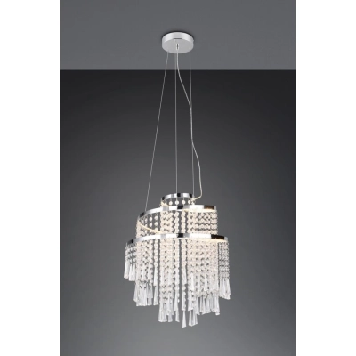 Pomp lampa wisząca LED 30W 4300lm 2700K-6500K srebrna R37341106