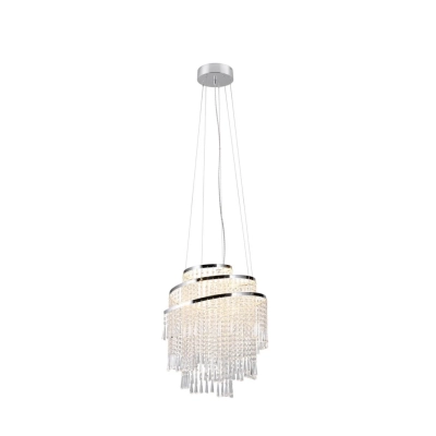 Pomp lampa wisząca LED 38W 5500lm 2700K-6500K srebrna R37349106 TRIO lighting