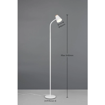 Pongo lampa podłogowa LED 4,5W 500lm 3000K biała R45831101