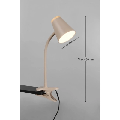 Pongo lampka stołowa LED 4,5W 500lm 3000K beżowa R25831143