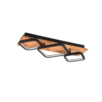 Rama lampa sufitowa LED 32W 3800lm 3000K czarna 643210332