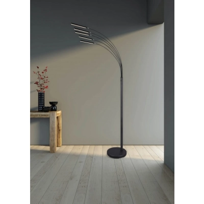 Reed lampa podłogowa LED 5x3,5W 5x350lm 3000K srebrna R41031507