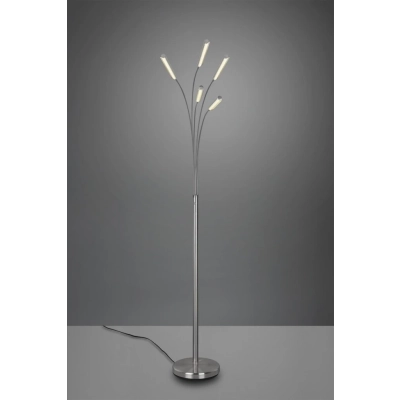 Reed lampa podłogowa LED 5x3,5W 5x350lm 3000K srebrna R41031507