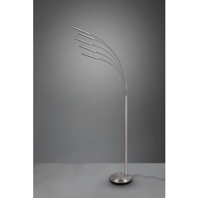 Reed lampa podłogowa LED 5x3,5W 5x350lm 3000K srebrna R41031507