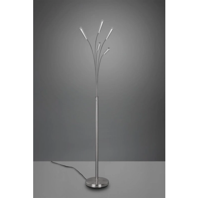 Reed lampa podłogowa LED 5x3,5W 5x350lm 3000K srebrna R41031507