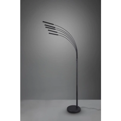 Reed lampa podłogowa LED 5x3,5W 5x350lm 3000K czarna R41031532