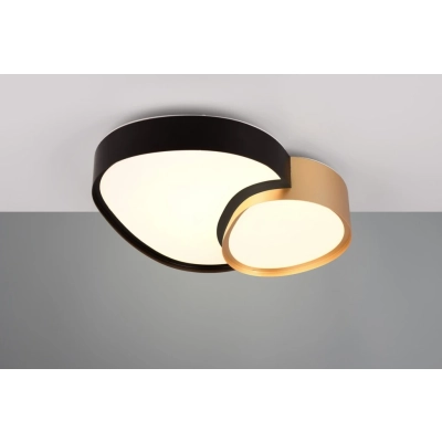 Rise lampa sufitowa LED 21W 2400lm 2700K-6500K czarna, złota 647510280