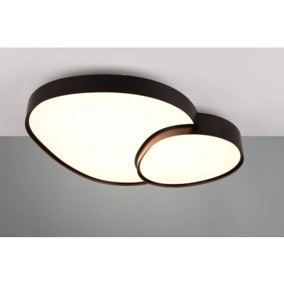 Rise lampa sufitowa LED 51W 5100lm 2700K-6500K czarna 647519232