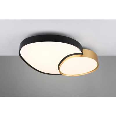 Rise lampa sufitowa LED 51W 5100lm 2700K-6500K czarna, złota 647519280