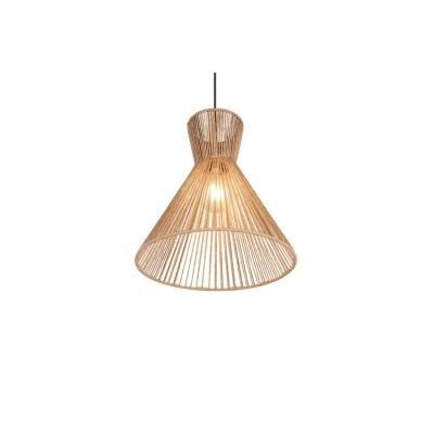 Rosalie lampa wisząca 1xE27 czarna, brązowa R36191036