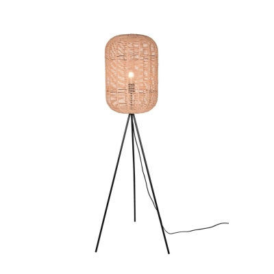 Runa lampa podłogowa 1xE27 czarna, brązowa 403000132 TRIO lighting