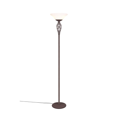 Rustica lampa podłogowa 2xE27 miedziana, biała  401000224 TRIO lighting