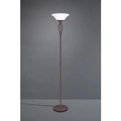 Rustica lampa podłogowa 2xE27 miedziana, biała  401000224