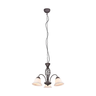 Rustica lampa wisząca 3xE14 miedziana, biała  101000324 TRIO lighting