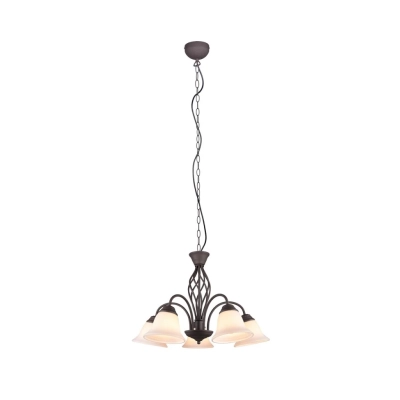 Rustica lampa wisząca 5xE14 miedziana, biała  101000524 TRIO lighting