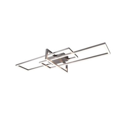Salinas lampa sufitowa LED 34W 3900lm 3000K srebrna 620310307 TRIO lighting