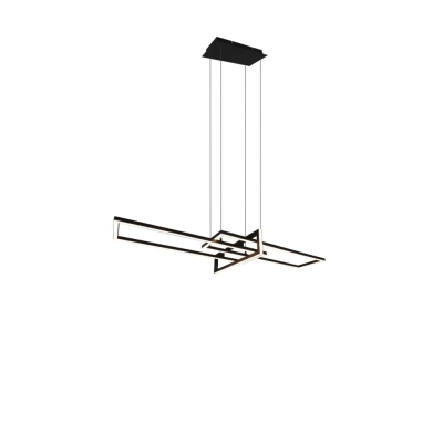 Salinas lampa wisząca LED 34W 4200lm 3000K czarna 320310332 TRIO lighting