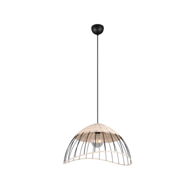 Sandrine lampa wisząca 1xE27 czarna R36211032