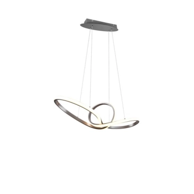 Sansa lampa wisząca LED 28W 3200lm 3000K srebrna R32751107 TRIO lighting