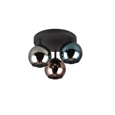 Sheldon lampa sufitowa 3xE14 czarna R61303017