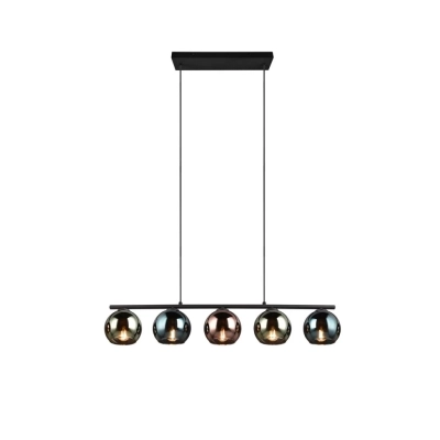 Sheldon lampa wisząca 5xE14 czarna R31305017