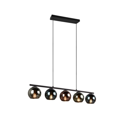 Sheldon lampa wisząca 5xE14 czarna R31305017