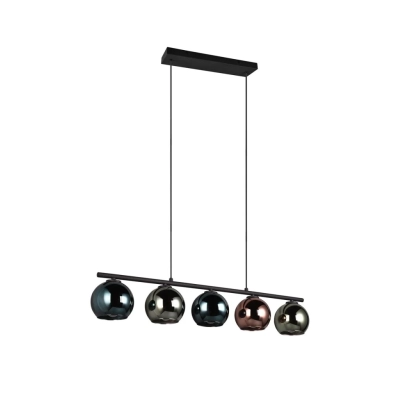 Sheldon lampa wisząca 5xE14 czarna R31305017