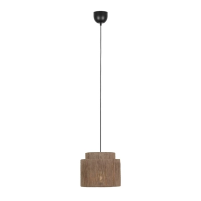 Smilla lampa wisząca 1xE27 naturalna, czarna 366800136