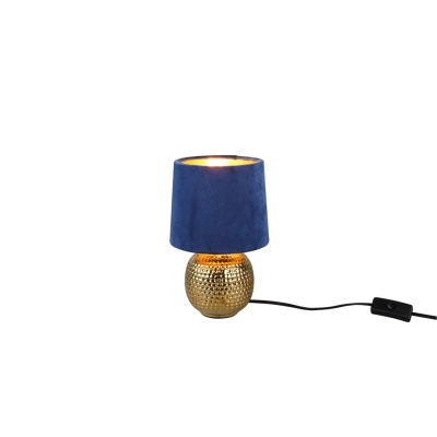 Sophia lampka stołowa 1xE14 złota, niebieska R50821012 TRIO lighting