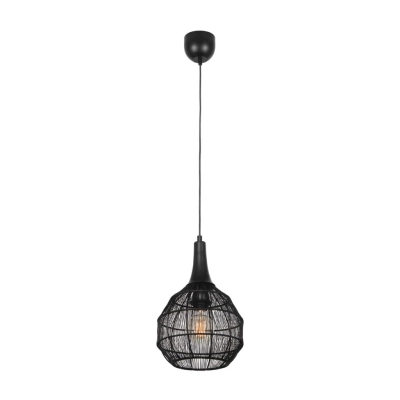 Soraya lampa wisząca 1xE27 czarna 365430132 TRIO lighting