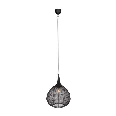 Soraya lampa wisząca 1xE27 czarna 365440132 TRIO lighting