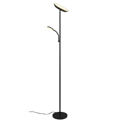 Specter lampa podłogowa LED 17W, 4,5W 1900lm, 450lm 2700K-6500K czarna R47842132 TRIO lighting