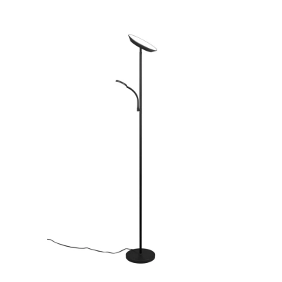 Specter lampa podłogowa LED 17W, 4,5W 1900lm, 450lm 2700K-6500K czarna R47842132