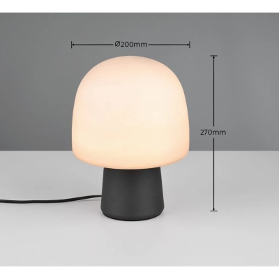 Steen lampka stołowa 1xE14 Czarna 568200132