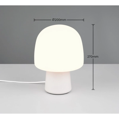 Steen lampka stołowa 1xE14 szara 568200176