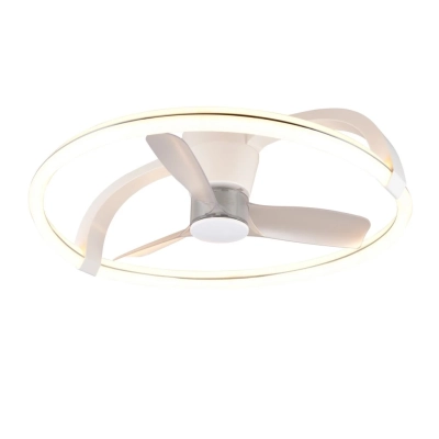 Stockholm lampa sufitowa wentylator LED 37W 4300lm 2700K-6500K biała R64262131 TRIO lighting