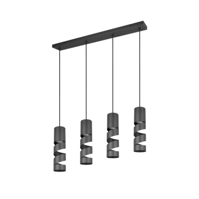 Stream lampa wisząca 4xGU10 czarna 364000432
