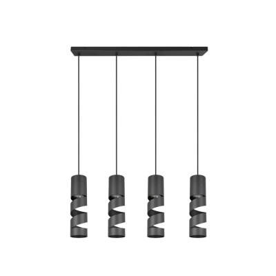 Stream lampa wisząca 4xGU10 czarna 364000432