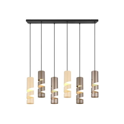 Stream lampa wisząca 6xGU10 czarna 364000617
